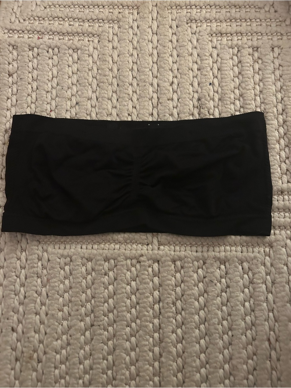 Women’s Sz S/M Black Minimalist Classic Strapless Bra/Bandeau Top